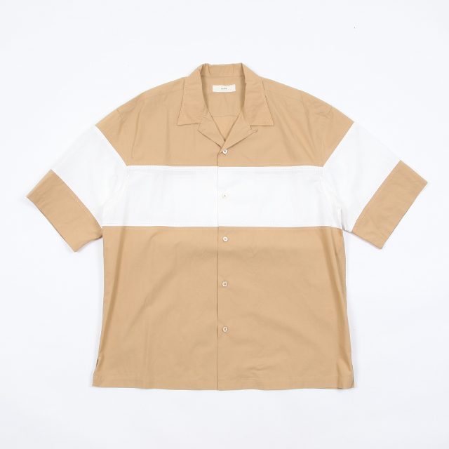 unfil Open Collared Shirt - Silver and GoldSilver and Gold