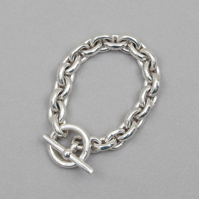 LAVER 15mm Cable Chain T Bar Bracelet