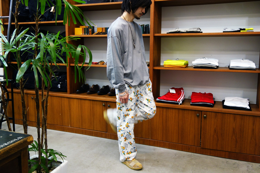 ブログ midorikawa 22ss パジャマパンツ スラックス