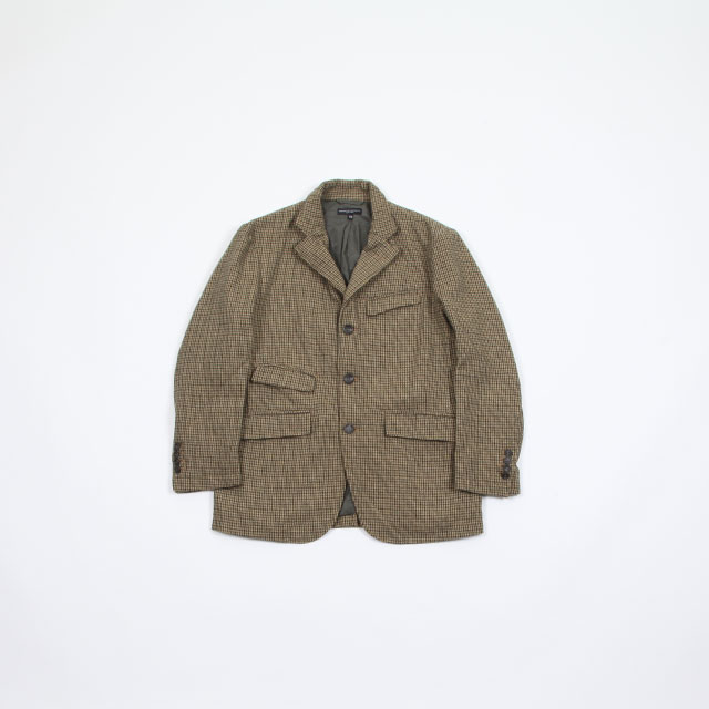 Engineered Garments Andover Jacket - Gunclub Check Tan/Green [FG234 ...
