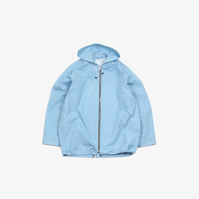 CAMIEL FORTGENS Cotton Rainjacket Light Blue [09.08.05]