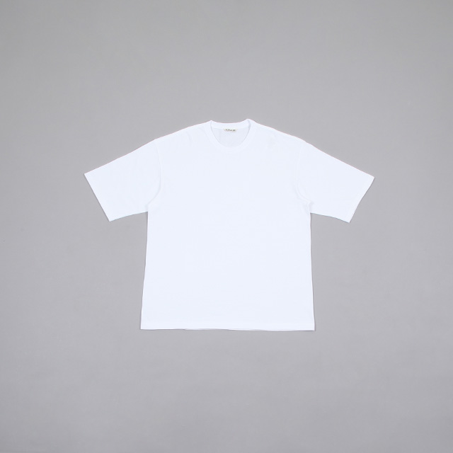 AURALEE  SEAMLESS CREW NECK HALF SLEEVE TEE [A20ST02ST]