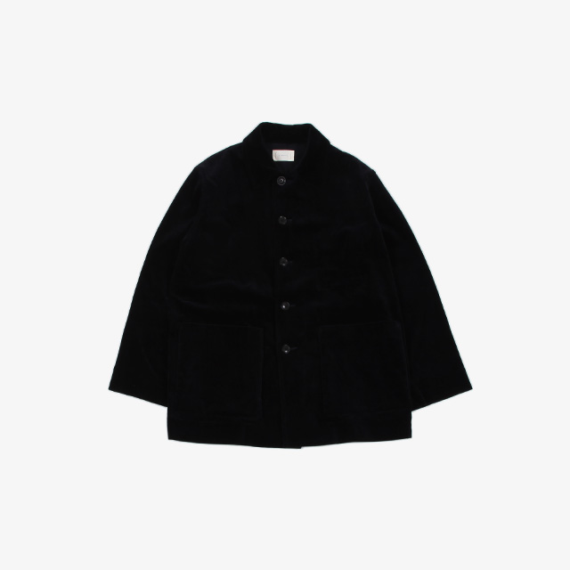 cantate【予約販売】Corduroy Bellows Jacket BLACK [20AWCA0221]