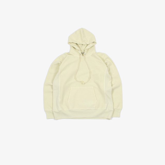 AURALEE SUPER MILLED SWEAT P/O PARKA HOODIE [A20AP01SM]Silver and Gold