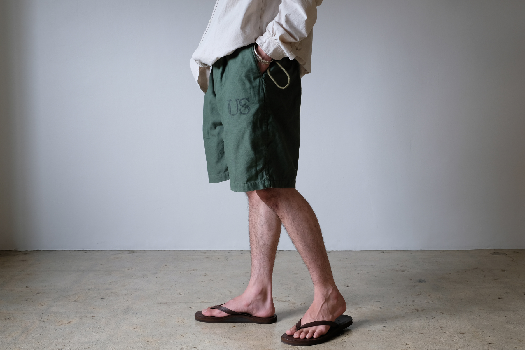 HEXICO｜ヘキシコ LAUNDRY BAG DEF.SHORTS - Silver and GoldSilver 