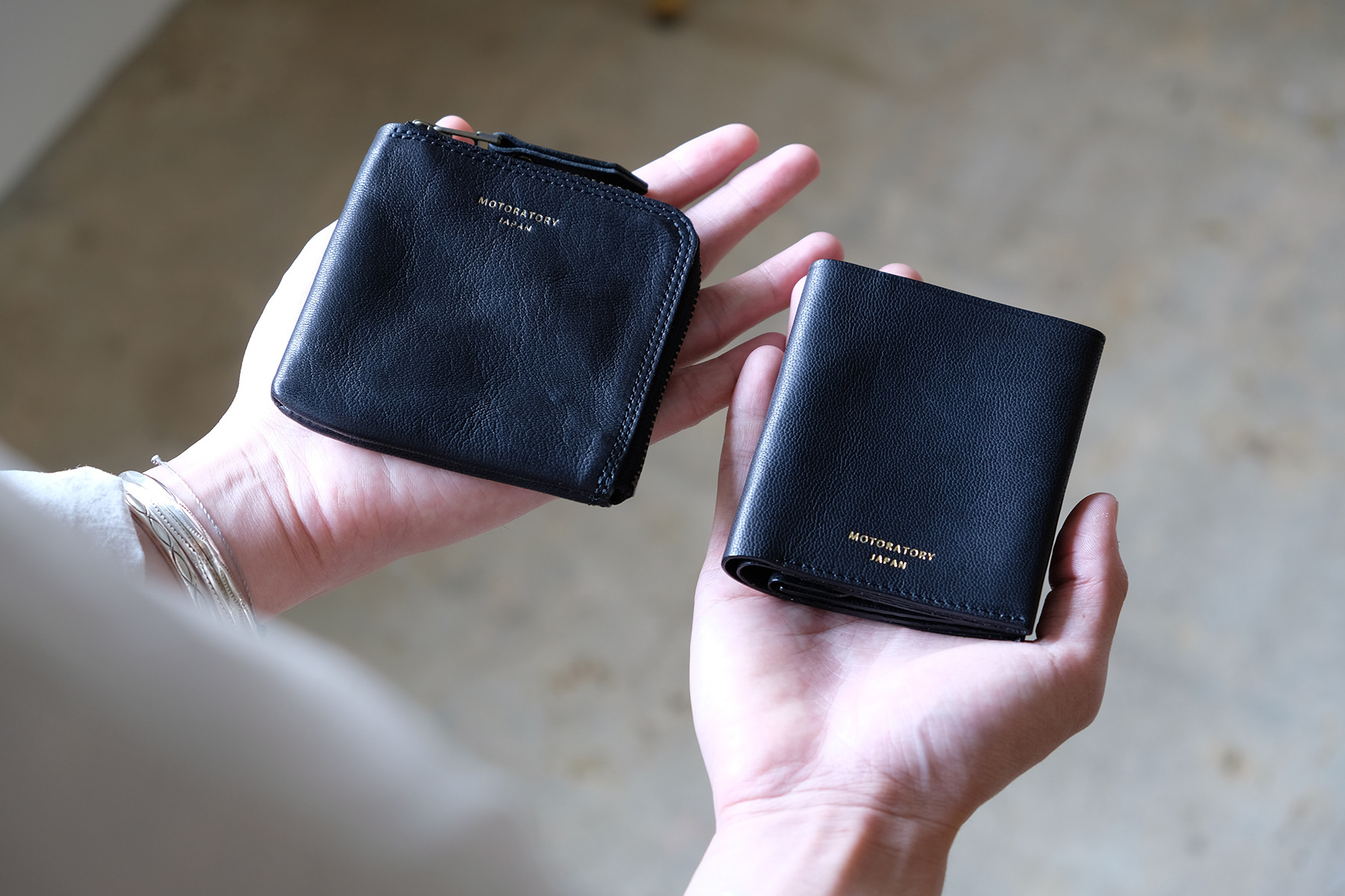MOTORATORY｜モトラトリー Mini Wallet - Silver and GoldSilver and Gold