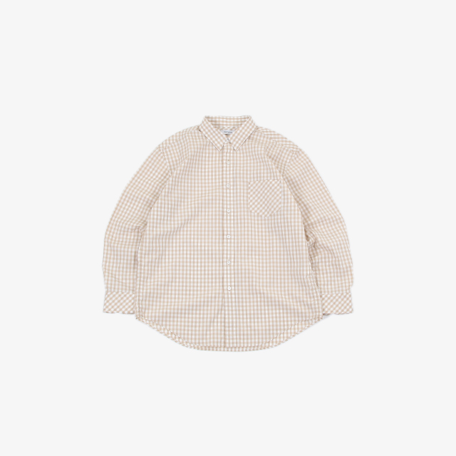 nonnative DWELLER B.D. L/S SHIRT RELAXED FIT COTTON BROAD GINGHAM 