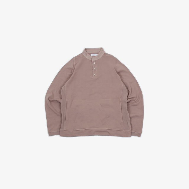nonnative DWELLER HENLEY NECK L/S COTTON SWEAT OVERDYED [NN-C3934]