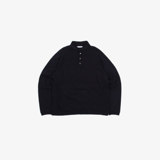 nonnative DWELLER HENLEY NECK L/S COTTON SWEAT OVERDYED [NN-C3934]