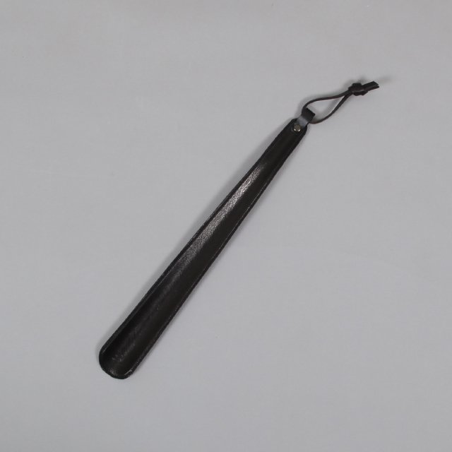 LEATHER & SILVER MOTO Leather Shoehorn – Long [SH10]