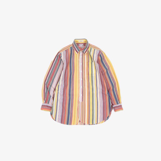 Engineered Garments 19 Century BD Shirt – Multi Color Cotton Stripe Bright [KM009]
