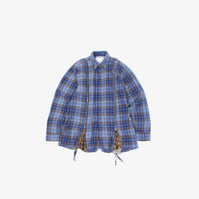 OLD PARK SHEET WIDE SHIRTS FLANNEL size:FREE [OP-363]
