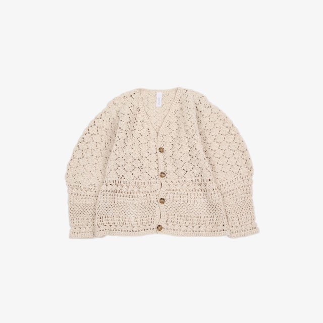 MacMahon Knitting Mills by niche. Crochet Cardigan – Solid [S22-igk-08]