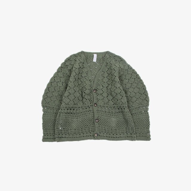 MacMahon Knitting Mills by niche. Crochet Cardigan – Solid [S22-igk-08]