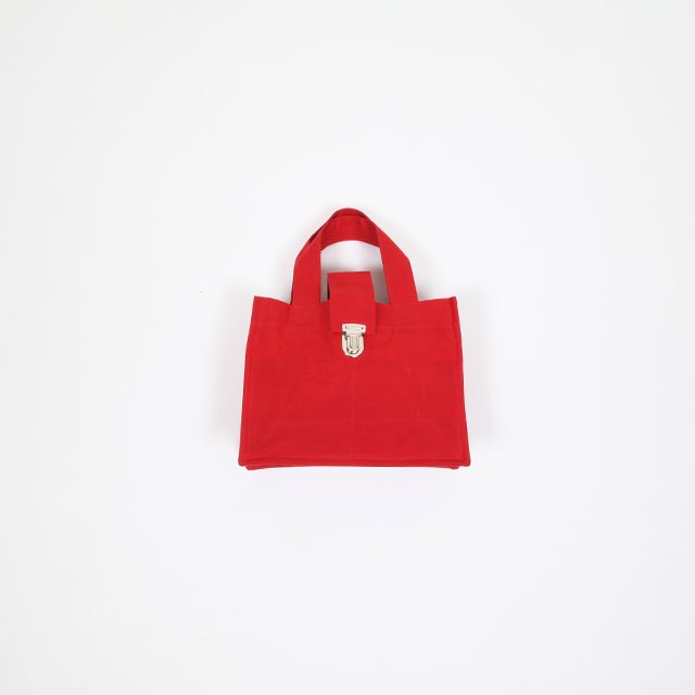 CAMIEL FORTGENTS SHOPPER – DRY WAXED COTTON RED
