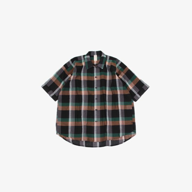 O project  SHORT SLEEVE SHIRT CHECKED VOILE CHECK [O13SRT1]