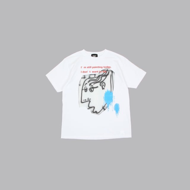 TODAY edition Still Painting – 02 SS Tee WHITE [22SS-27]