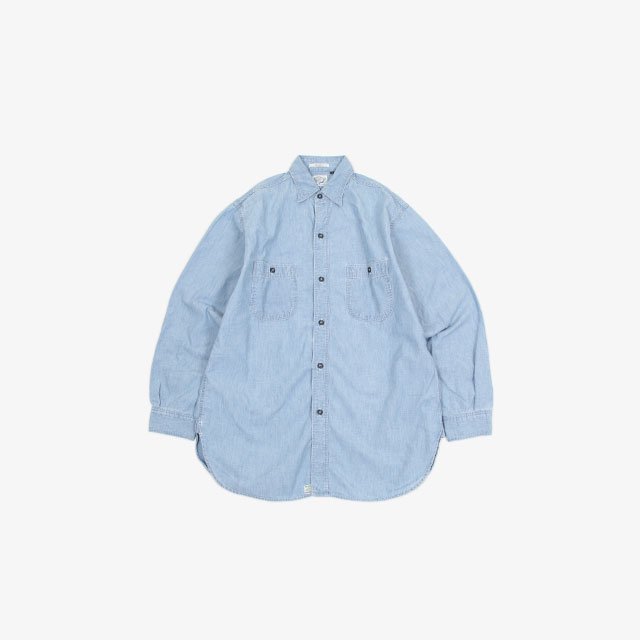 orSlow VINTAGE FIT CHAMBRAY WORK SHIRT CHAMBRAY BLEACHED [03-V8070-99]