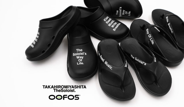 TheSoloist. × OOFOS 22 SUMMER COLLABORATION - Silver and 