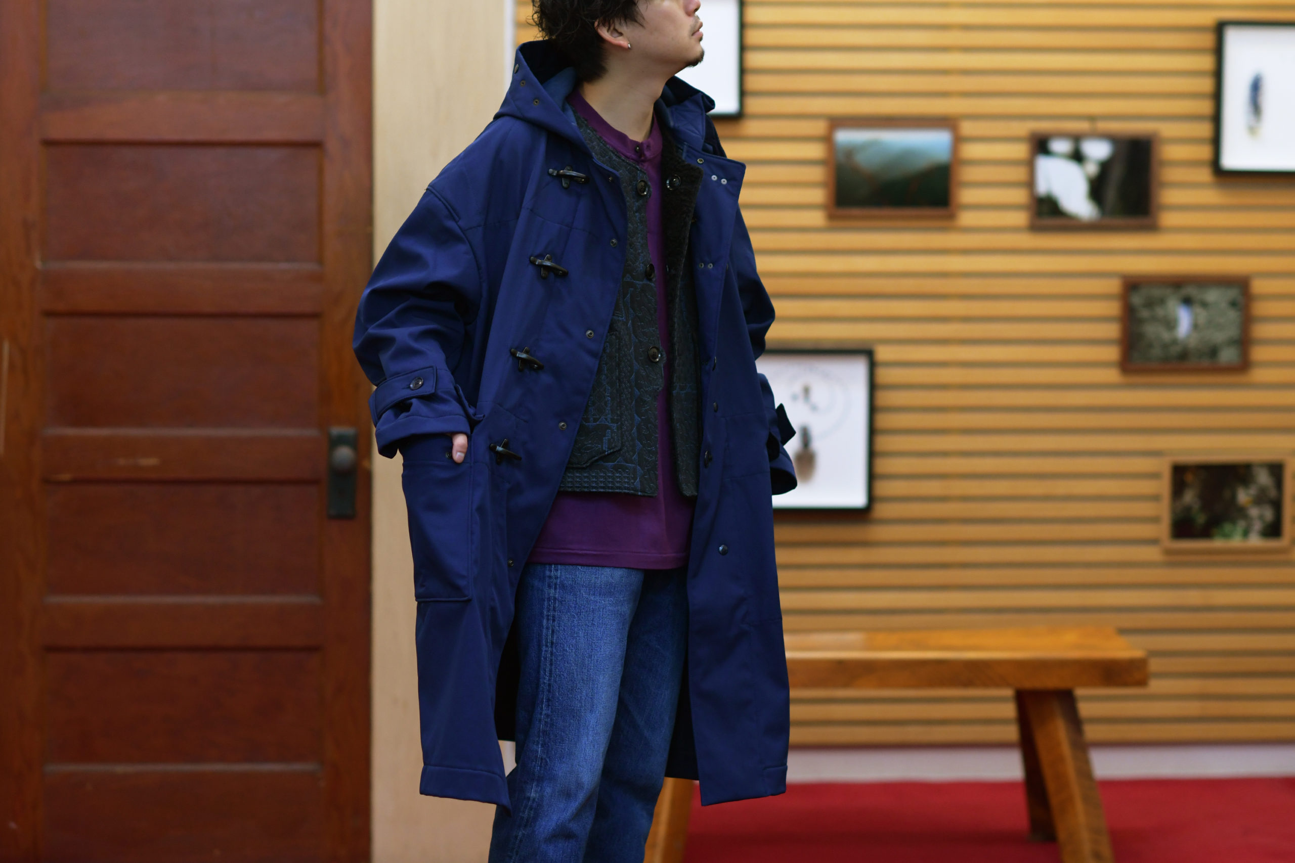 Engineered Garments - Recommends Duffle Coat - Silver and Gold