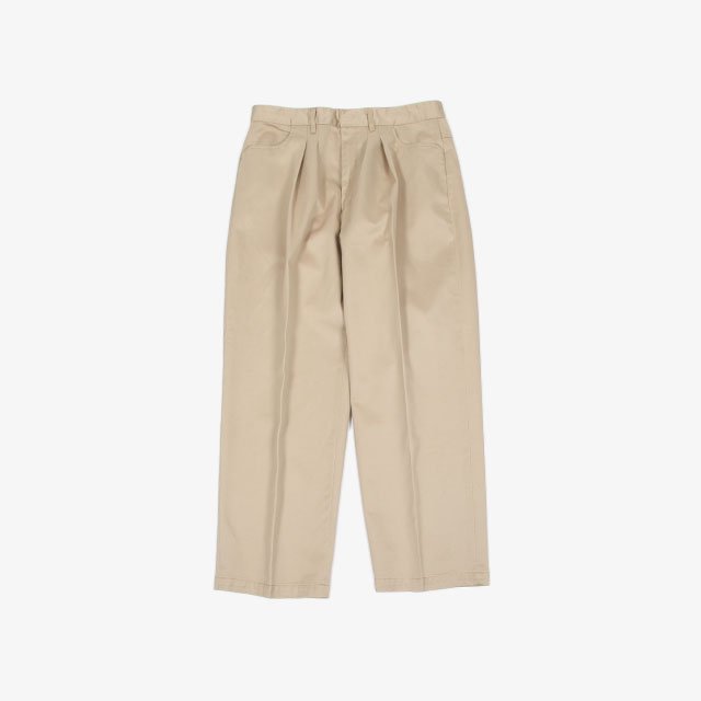 FARAH  Two-tuck Wide Tapered Pants – ウエストポイントコールドマーセ BEIGE [FR0202-M4009]