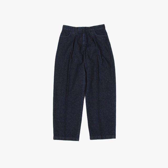 FARAH  Two-tuck Wide Tapered Pants NAVY [FR0202-M4008]