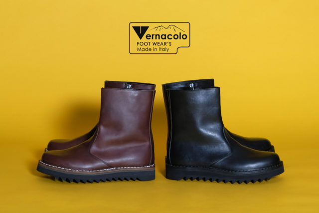 Vernacolo Side Zip Boots From Italy - Silver and Gold