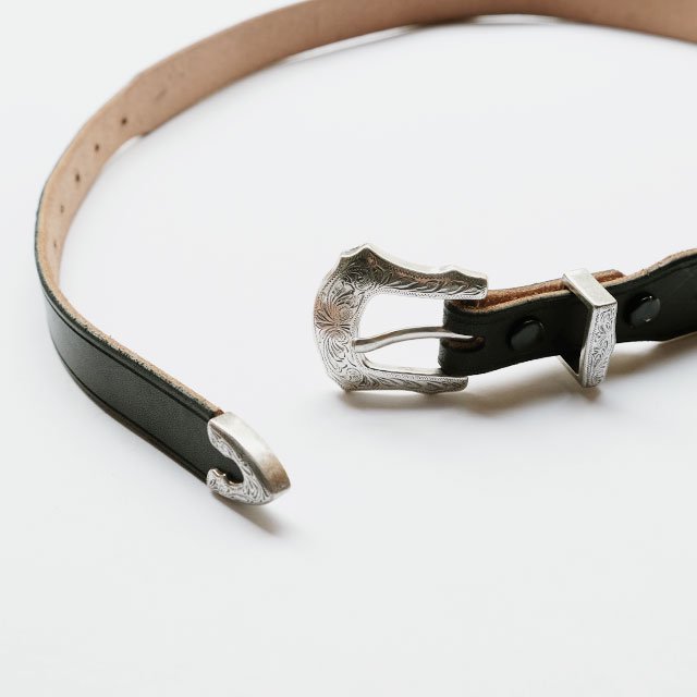 Rooster King & co. 【予約販売】Oiled Leather Western Belt