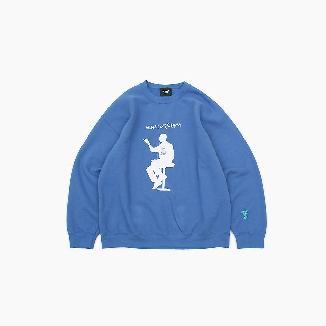 TODAY edition  Sillhoutte Sweat “Blue” [22-2ND-09]