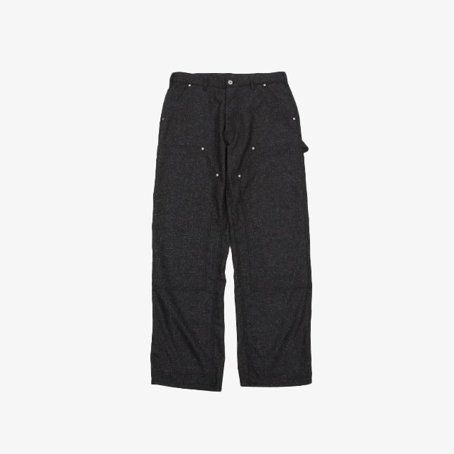 Willow Pants DOUBLE KNEE PAINTER PANT BLK/GRY GLEN CHECK [P-013]