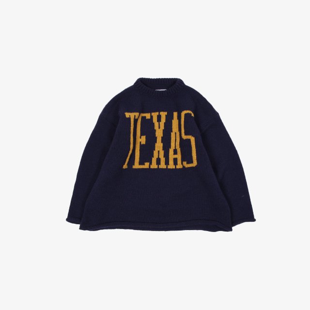 ONE fifth MY VINTAGE『COLLEGE KNIT』TEXAS NAVY/GOLD [OVC-3]