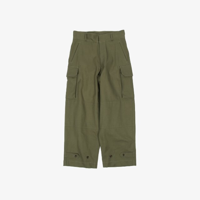 blurhms ROOTSTOCK Cotton Serge 47 Pants Olive [bROOTS23S35]