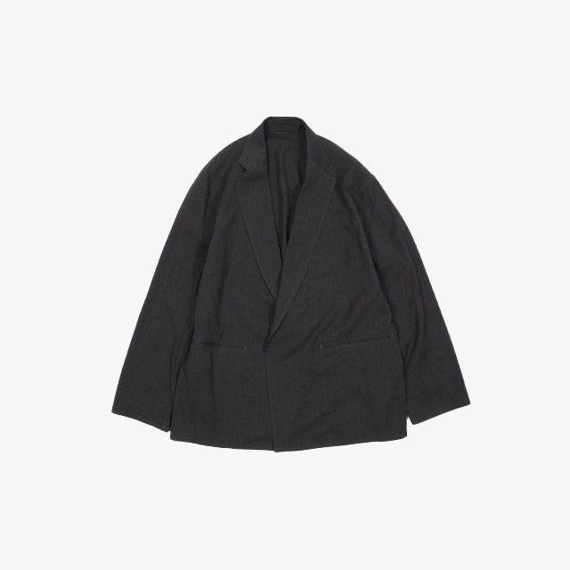 blurhms Wool Rayon Silk Cardigan Jacket #HeatherCharcoal