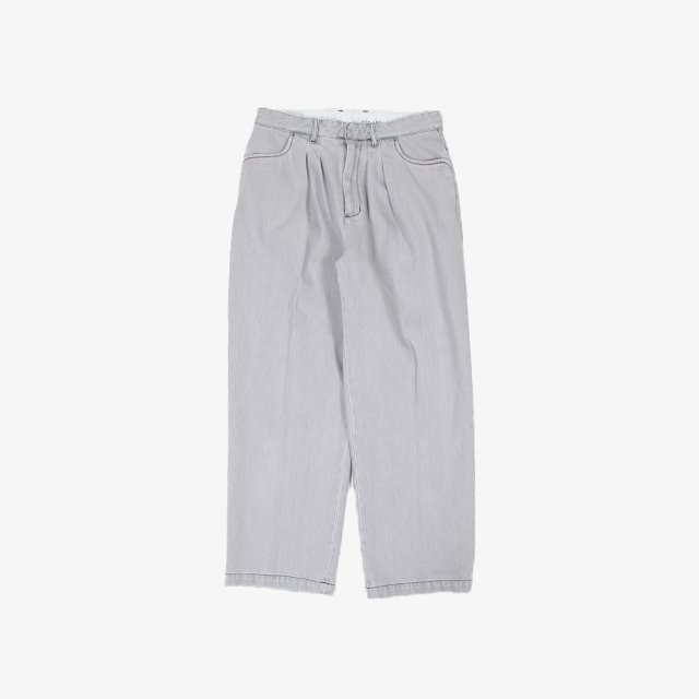 FARAH Two-tuck Wide Pants – デニム / コットン [FR0301-M4005]