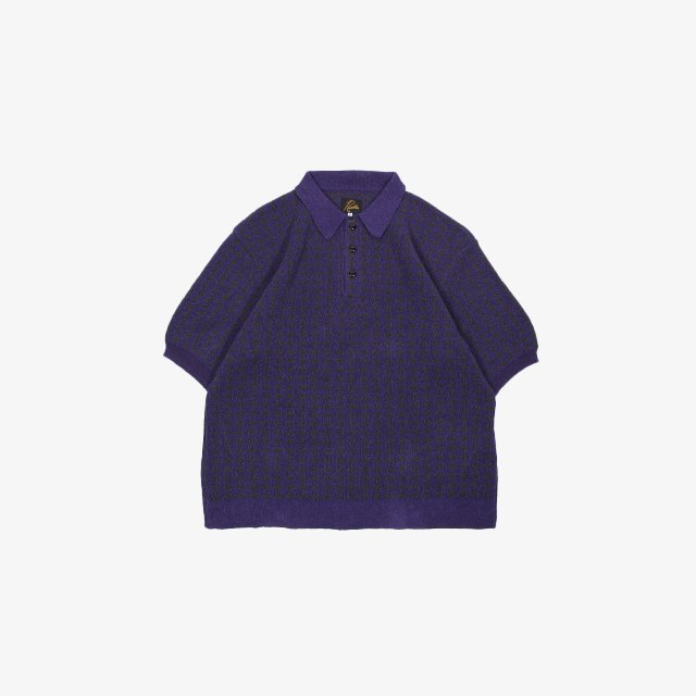 Needles Polo Sweater – Houndstooth [MR323]