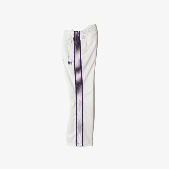 Needles Boot-Cut Track Pant – Poly Smooth Ice White [MR288]