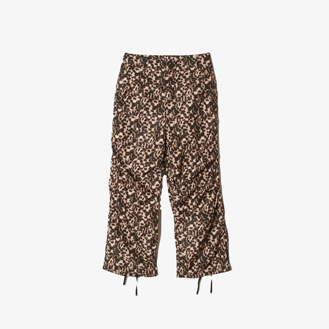 Engineered Garments Over Pant – Polyester Leopard Print Black/Brown [MP360]