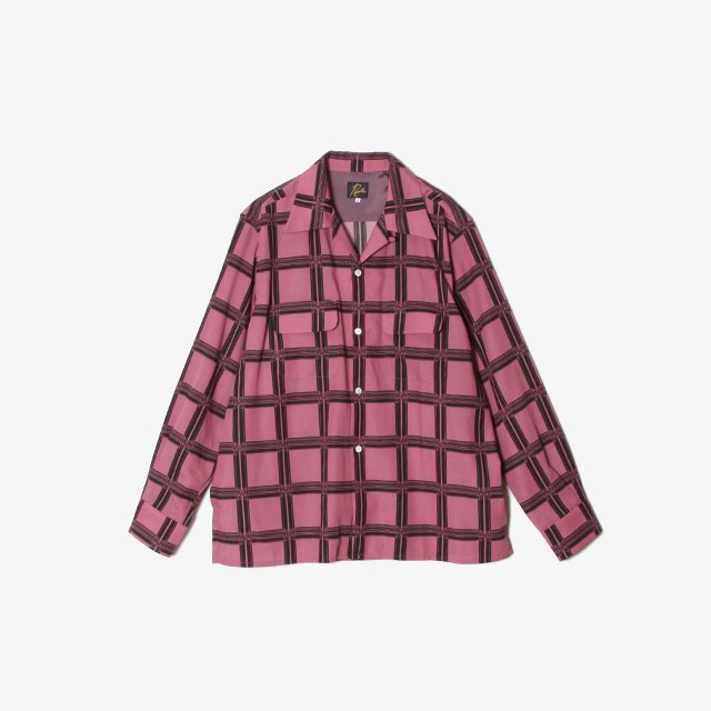 Needles Classic Shirt – R/C Lawn Cloth / Papillon Plaid Pink [MR179]