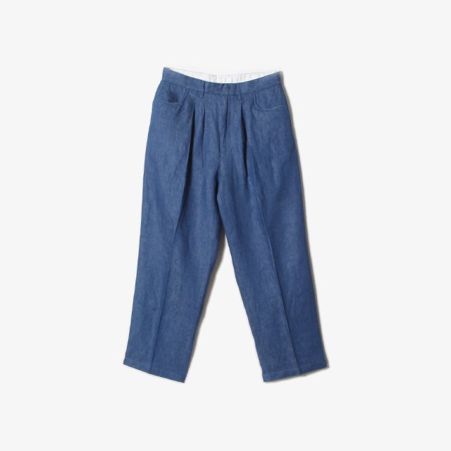 FARAH  Two-tuck Wide Pants – リネンデニム [FR0301-M4009]