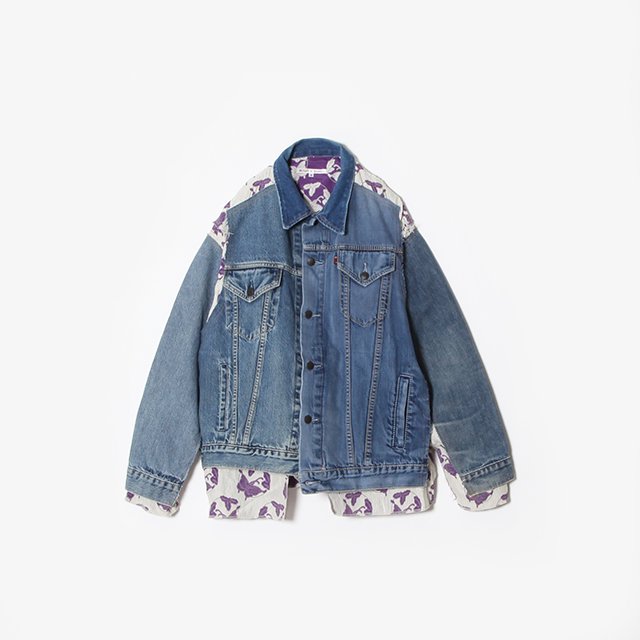 Rebuild by Needles Jean Jacket -> Covered Jacket Off White [MR340]