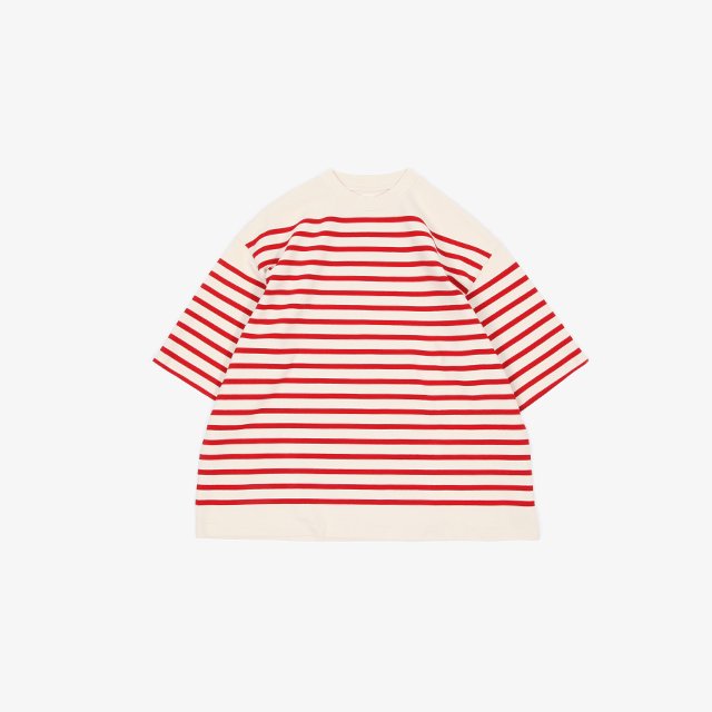 blurhms ROOTSTOCK Border Harf-sleeve Tee [bROOTS23S30] - Silver 