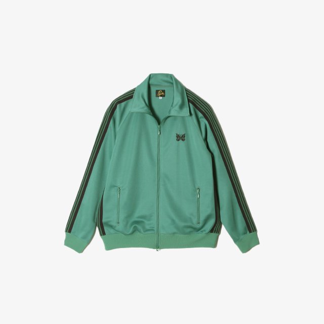 Needles Track Jacket - Poly Smooth Emerald [MR284] - Silver and Gold