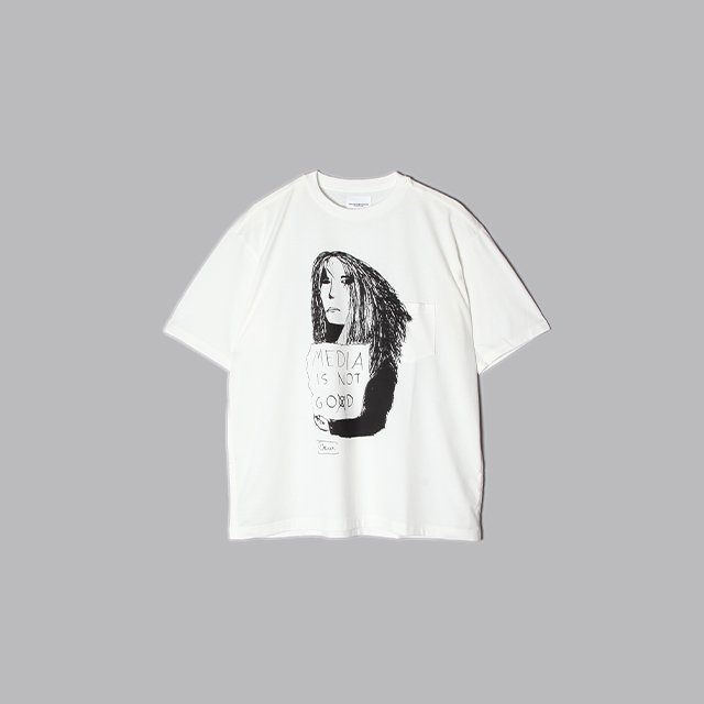 TheSoloist.  media is not go⨂d. type 1 (oversized s/s pocket tee) [soc.0002]