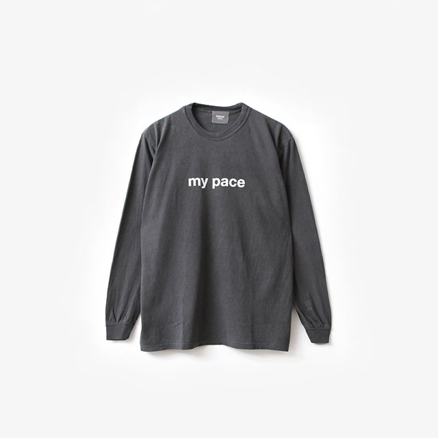 TODAY edition  MY PACE  LS Tee GRAY