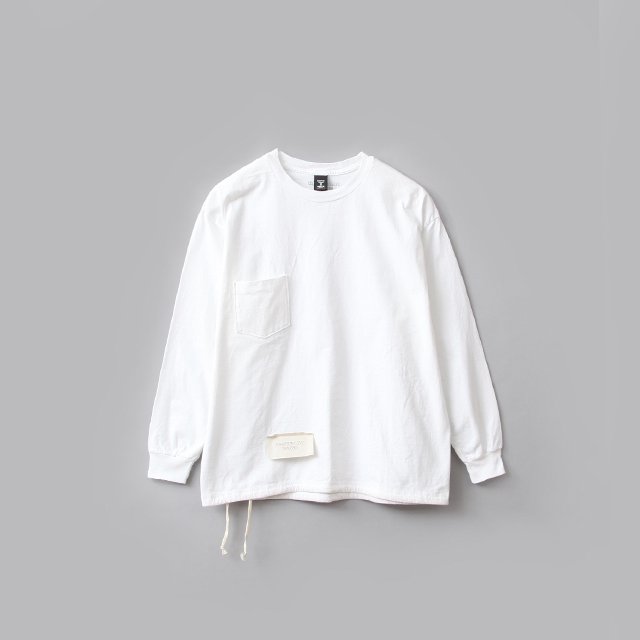 HESTRADA Gee-Wiz  L/S SWITCH POCKET TEE with ATHLETIC SHOE LACE [310]