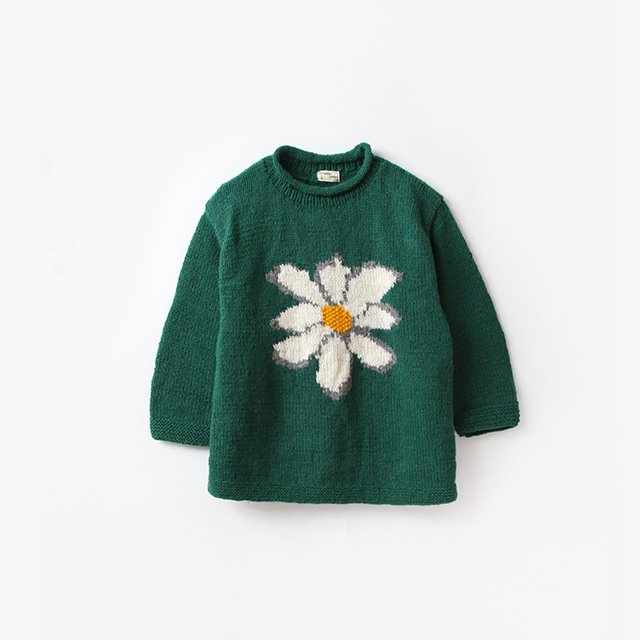niche. MacMahon Knitting Mills  Roll Neck Knit – Flower [F23-igk-01]
