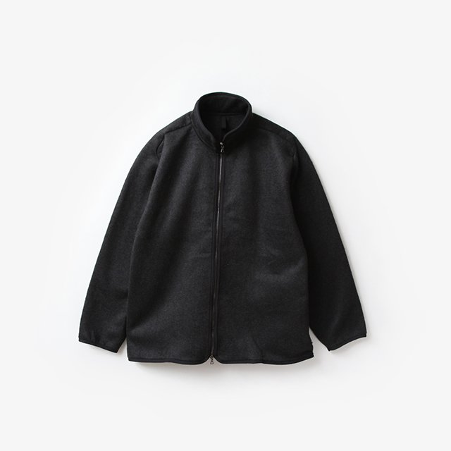 blurhms  Pe/Silk Fleece ZIP Jacket Heather Black [BHS23F023]