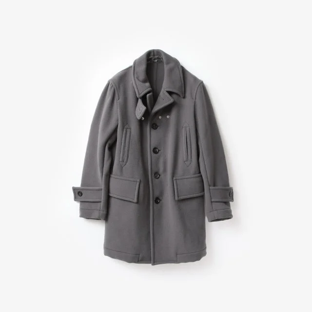 TheSoloist.  right – left silhouette single breasted peacoat. [sj.0016bAW23]
