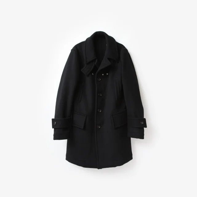 TheSoloist.  right – left silhouette single breasted peacoat. [sj.0016bAW23]