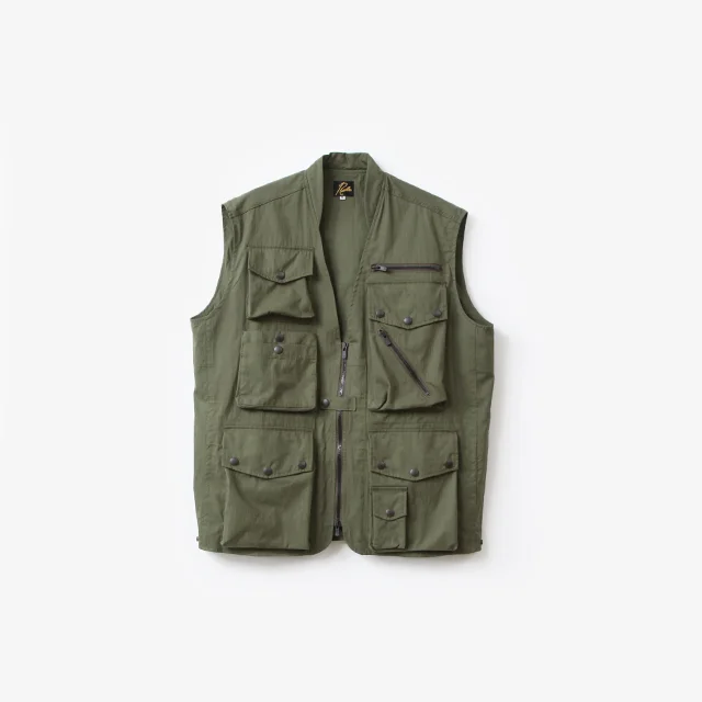 Needles  Field Vest – C/N Oxford Cloth [OT091]